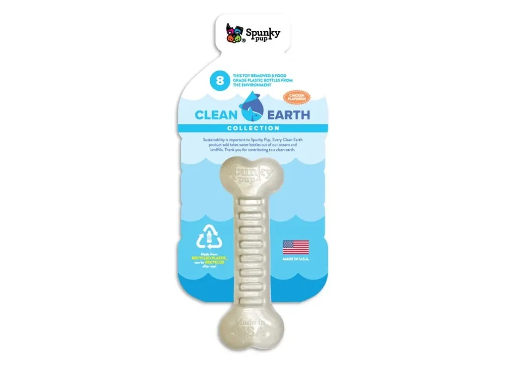 Spunky Pup Kost z recyklovaného plastu "Clean Earth" 14cm Objednat Nyní