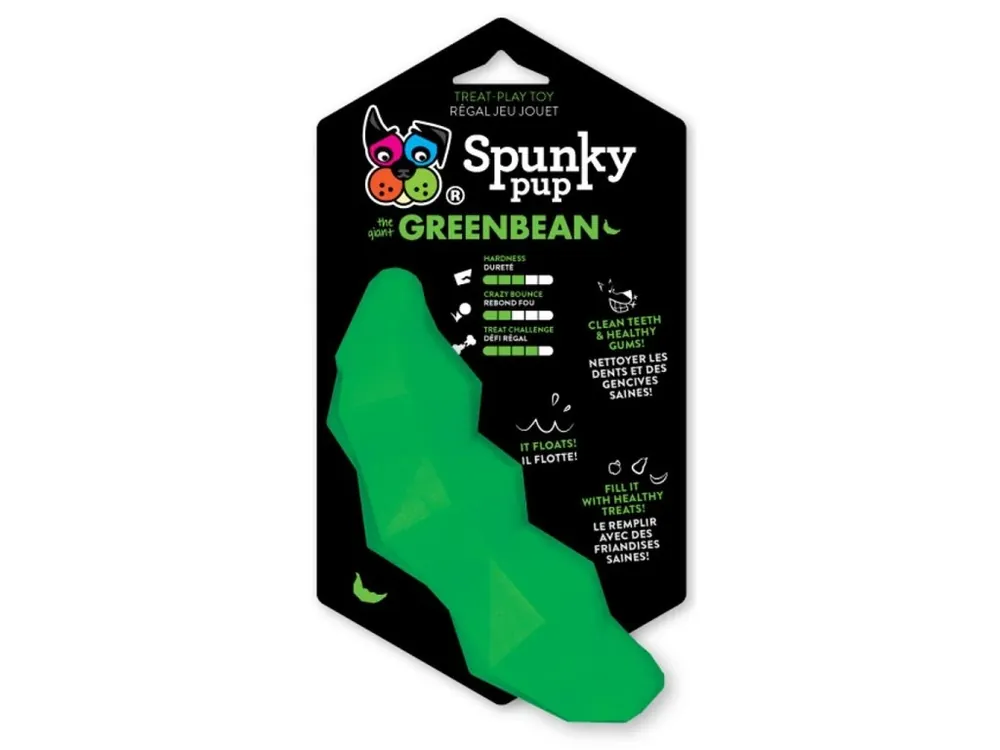 Novinka Spunky Pup Zelená fazole na pamlsky 14cm