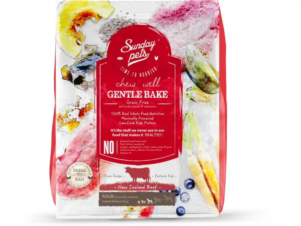 Nízká Cena SUNDAYPETS BEEF ADULT DOG S/M BREED 36 g