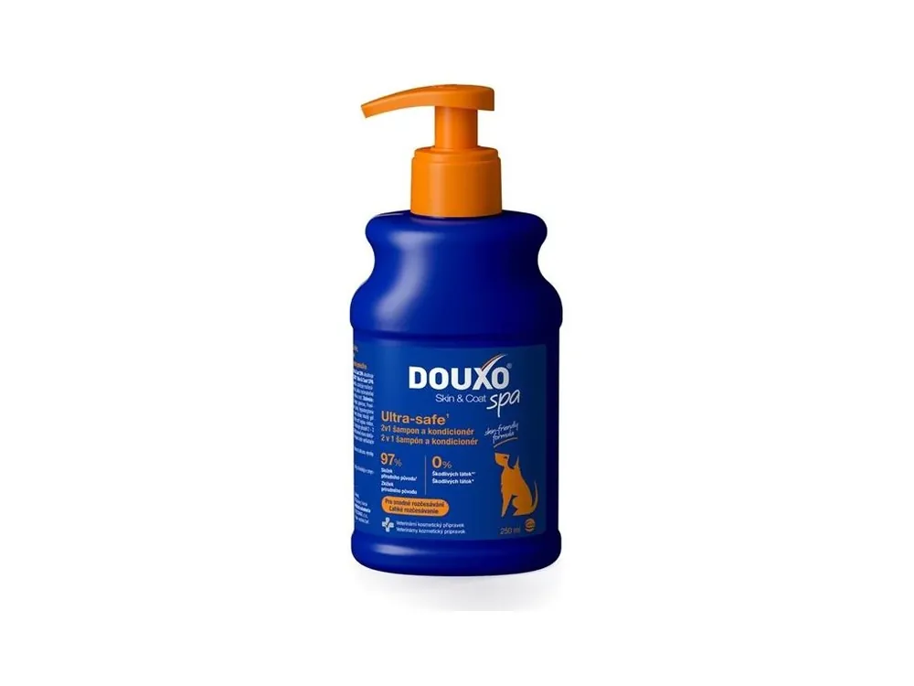 Šampón a kondicionér pro psy Douxo Skin & Coat SPA 2v1, 250 ml Akce