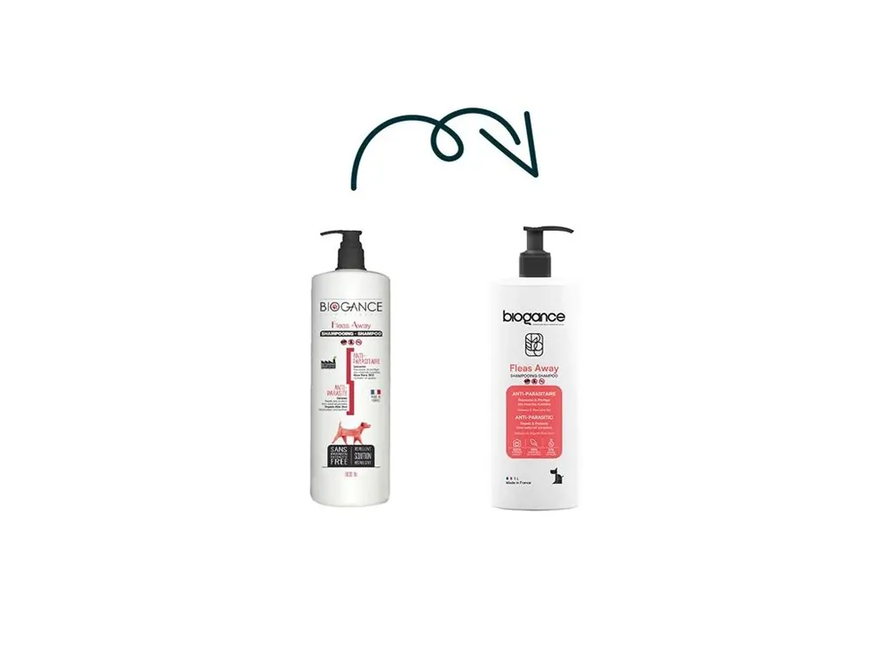 Šampon pro psy Biogance šampon Fleas away dog - antiparazitní, 1 l Akce