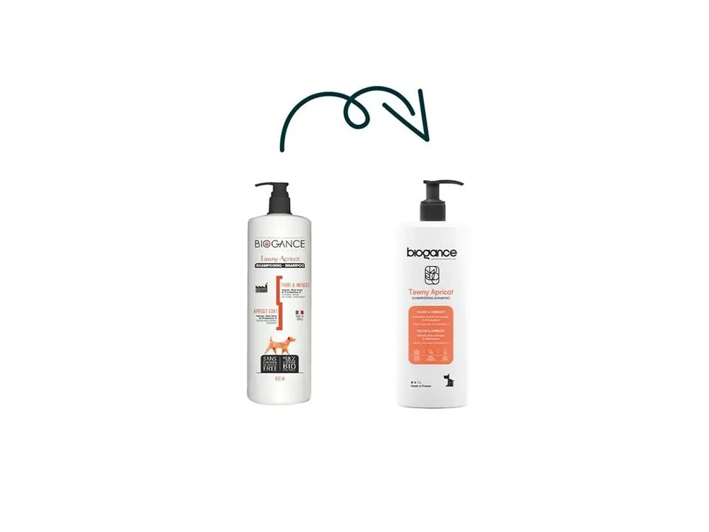 Vrácení Zdarma Šampon pro psy Biogance Tawny apricot - pro žlutohnědou srst, 1l