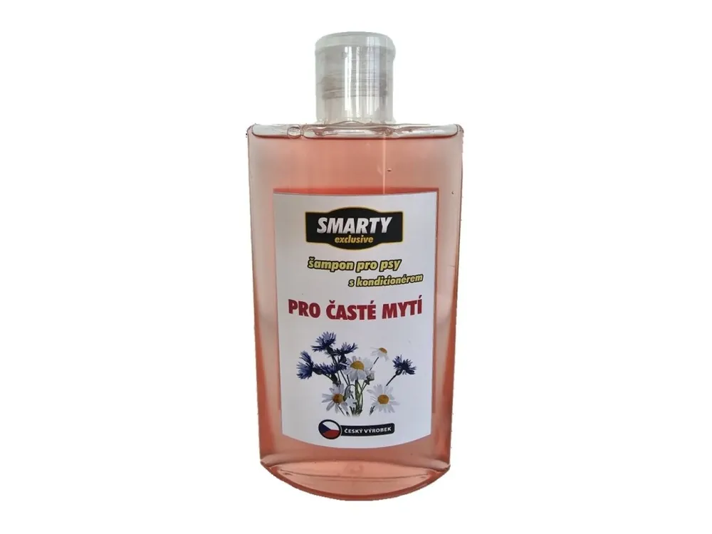 Šampon pro psy s kondicionérem PRO ČASTÉ MYTÍ SMARTY 250 ml Omezená Nabídka