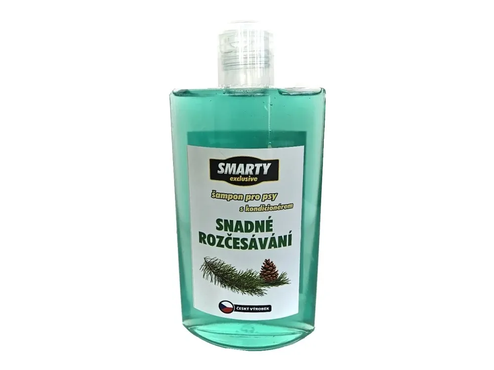Tovární Cena Šampon pro psy s kondicionérem SNADNÉ ROZČESÁVÁNÍ SMARTY 250 ml