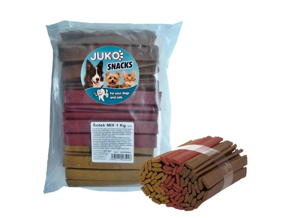 Šotek MIX JUKO Snacks 1 kg Speciální Cena
