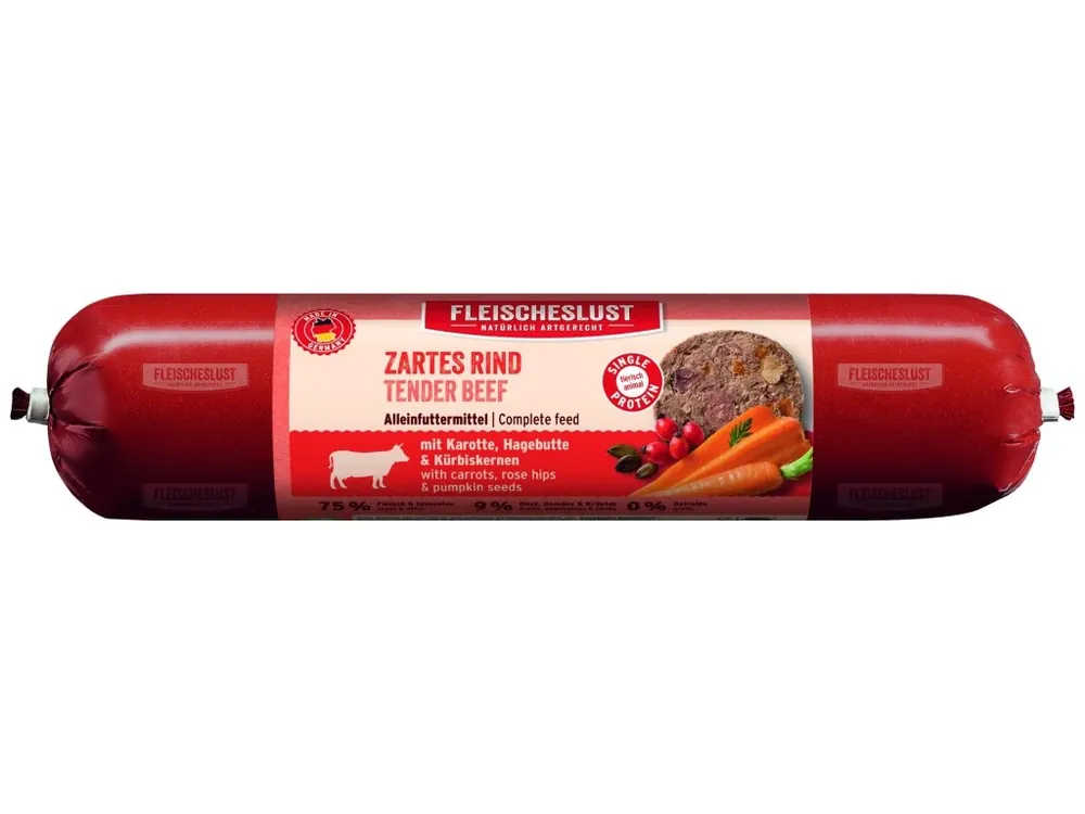 Výprodej TENDER BEEF 400g carrots & rose hip