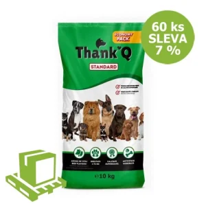 Časově Omezené Thank´Q Standard Dog Adult Hovězí 10 kg (paleta 60 ks) SLEVA 7 %