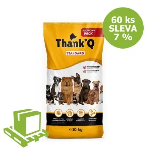 Thank´Q Standard Dog Adult Kuře 10 kg (paleta 60 ks) SLEVA 7 % Oblíbený