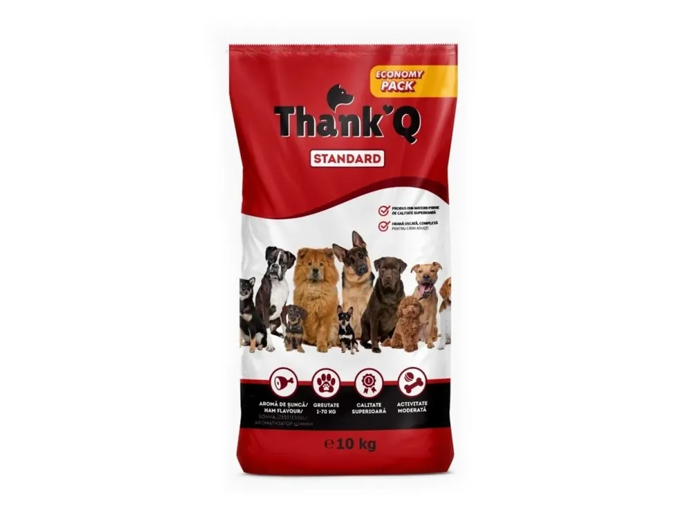 Thank´Q Standard Dog Adult Šunka 10 kg Zlevněný