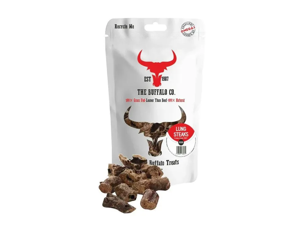 The Buffalo Co. Sušené Buvolí plíce 100 g Vrácení Zdarma