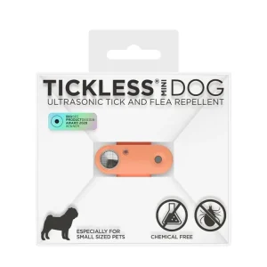 TICKLESS® Mini Nabíjecí ultrazvukový odpuzovač klíšťat pro psy a kočky Hot peach Odeslání Ihned