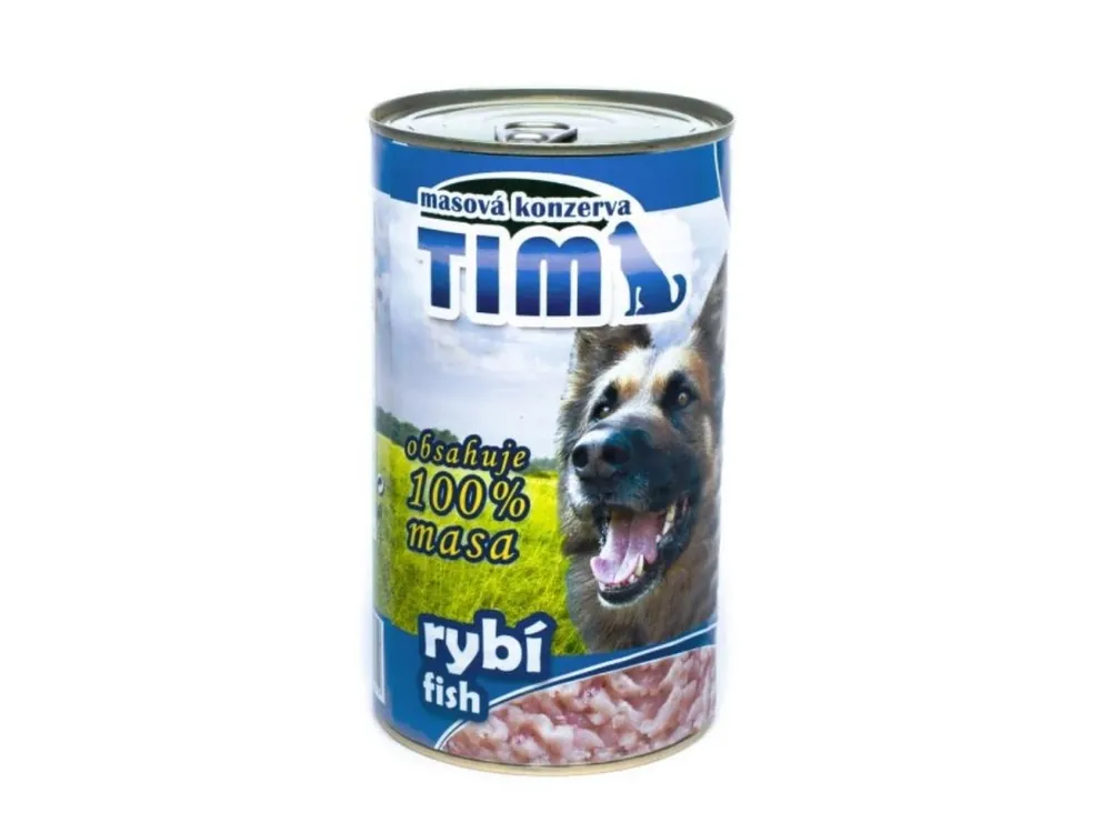 TIM Dog rybí, konzerva 1200 g Must-Have