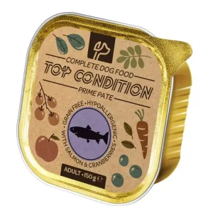 Top Condition Dog Salmon & Cranberries paté 150 g Must-Have