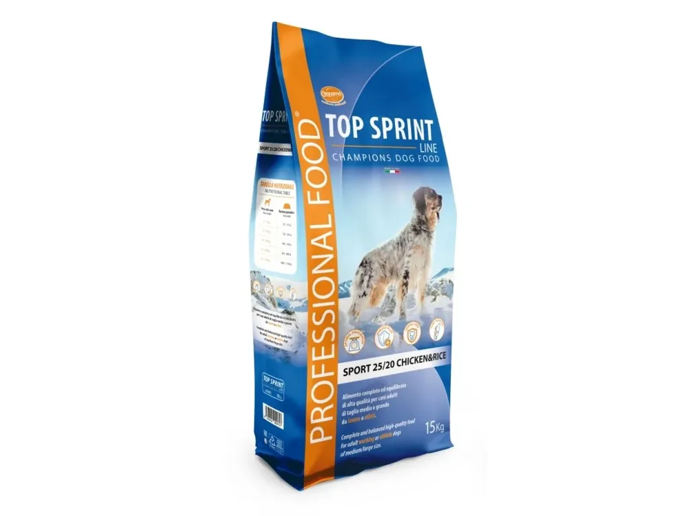 Top Sprint Sport Chicken & Rice 15 kg Finální Výprodej