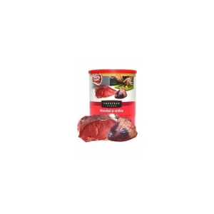 Akční Nabídka Topstein Hovězí a srdce v plechu 800g