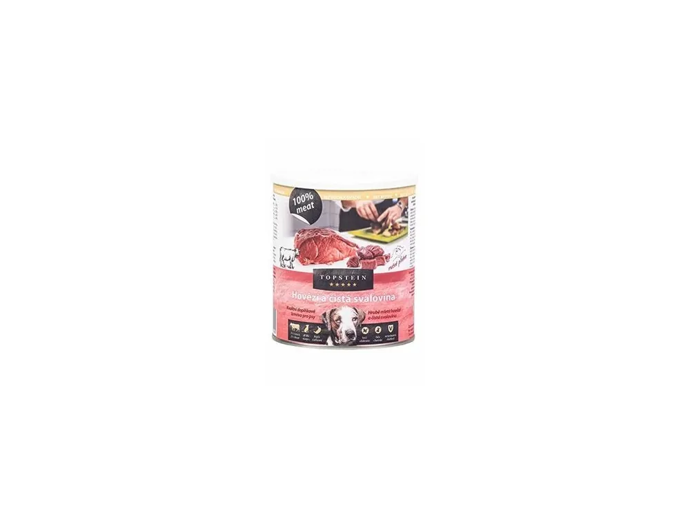 Nejprodávanější Topstein Hovězí a svalovina v plechu 800g