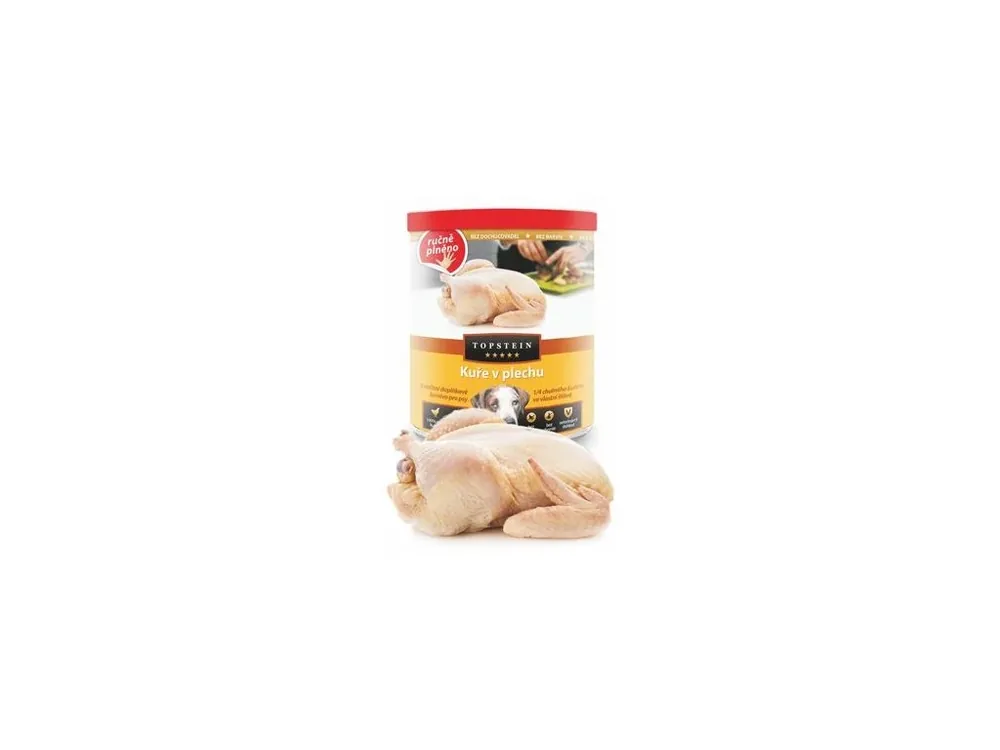 Topstein Kuře v plechu 800g Omezená Nabídka