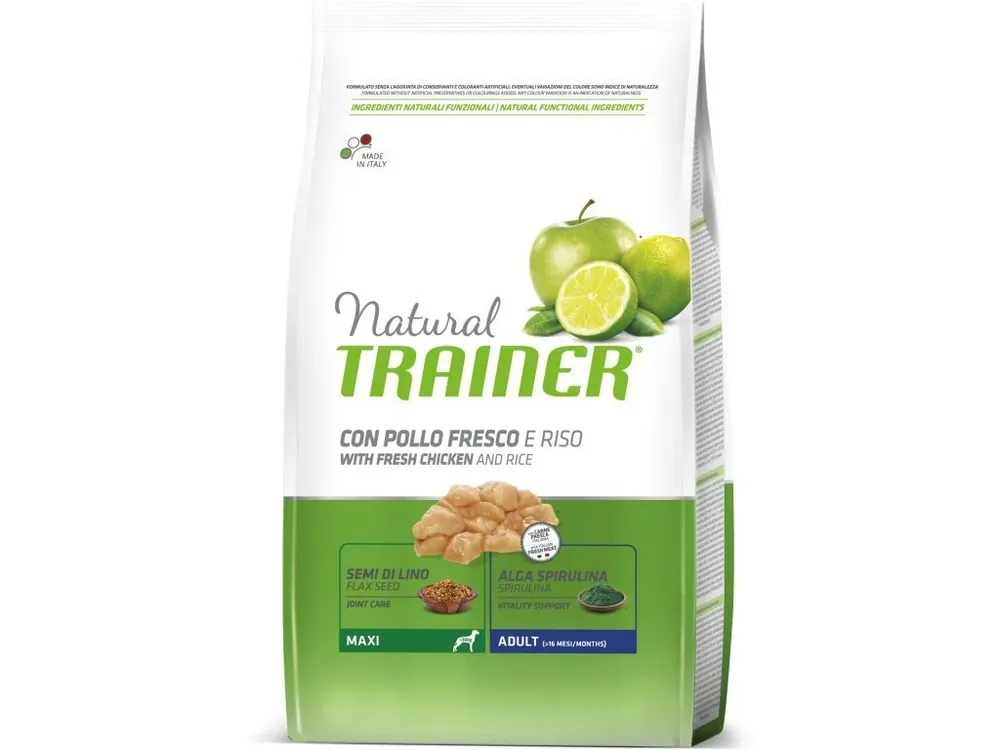 TRAINER Natural Maxi Adult Cerstve kure 12kg Novinka