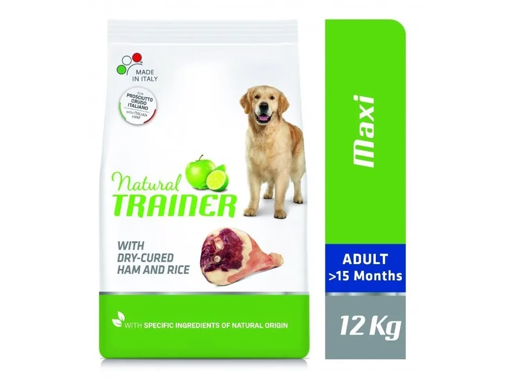 Sezónní Sleva TRAINER Natural Maxi Adult Prosciutto a ryze 12kg