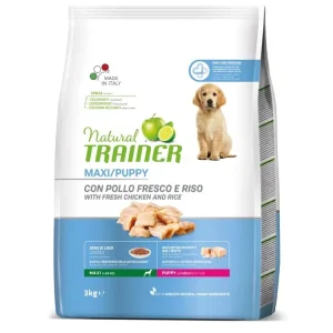 Výhodná Nabídka TRAINER Natural Maxi Puppy Cerstve kure 3kg