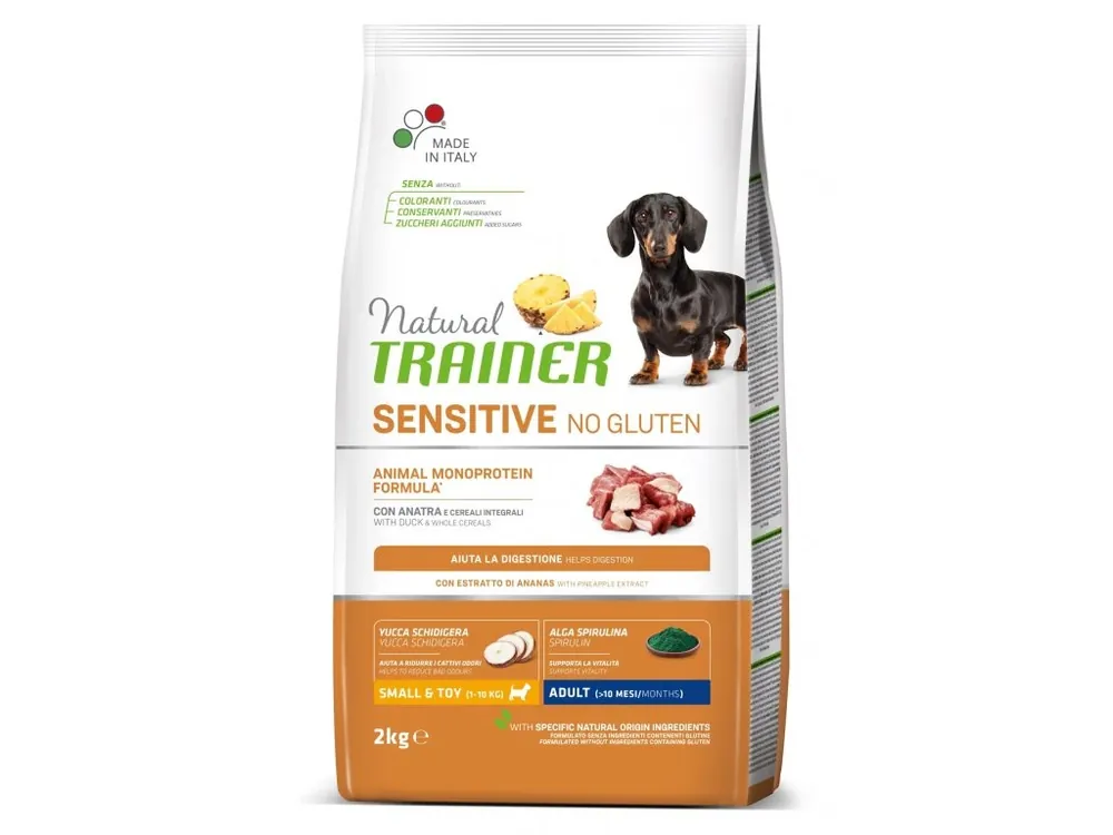 Ověřený Trainer Natural Sensitive No gluten Adult Mini kachna 2kg