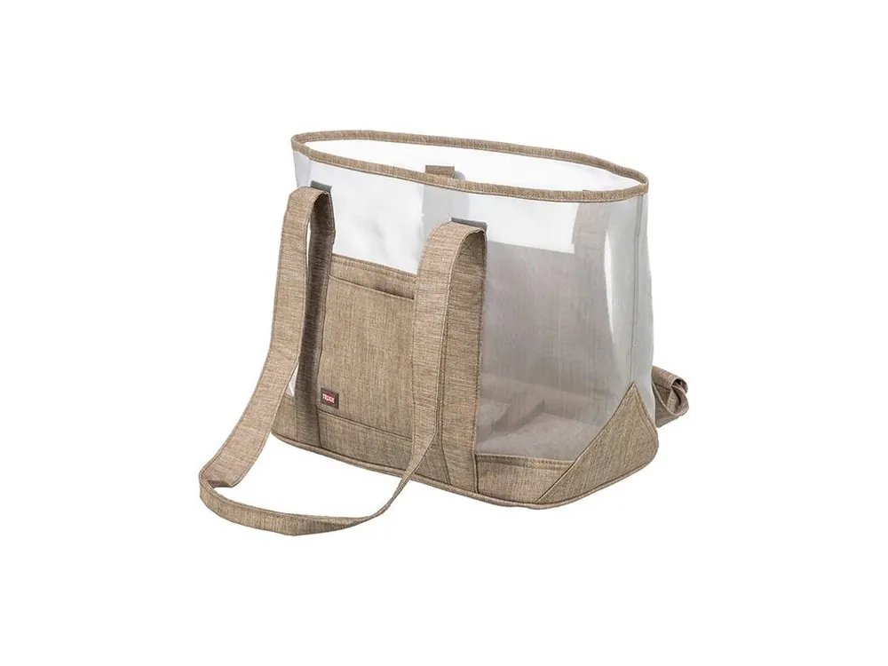 Transportní síťovaná taška MARY, 53 x 30 x 20 cm, nosnost 6 kg, písková Sleva