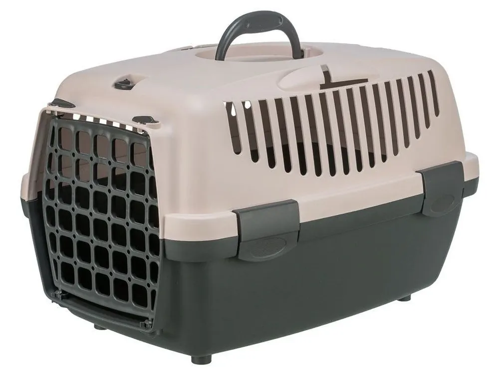 Transportní box CAPRI I, XS 32x31x48cm (max. 6kg), tmavě šedá/tělová Novinka