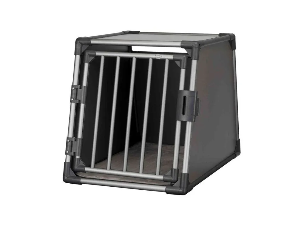 Transportní box do zavazadlového prostoru, M-L 61 × 65 × 86 cm, hliníkový rám, pevné stěny, grafit Akční Cena