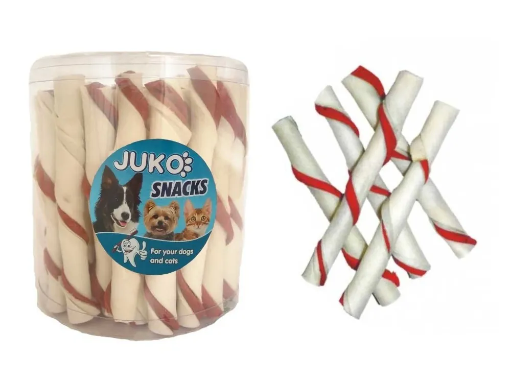 Dokud Zásoby Vydrží Trubička bílá Hovězí JUKO Snacks (35 ks)