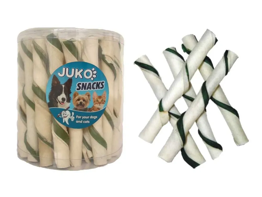 Trubička bílá Mint JUKO Snacks (35 ks) Akce