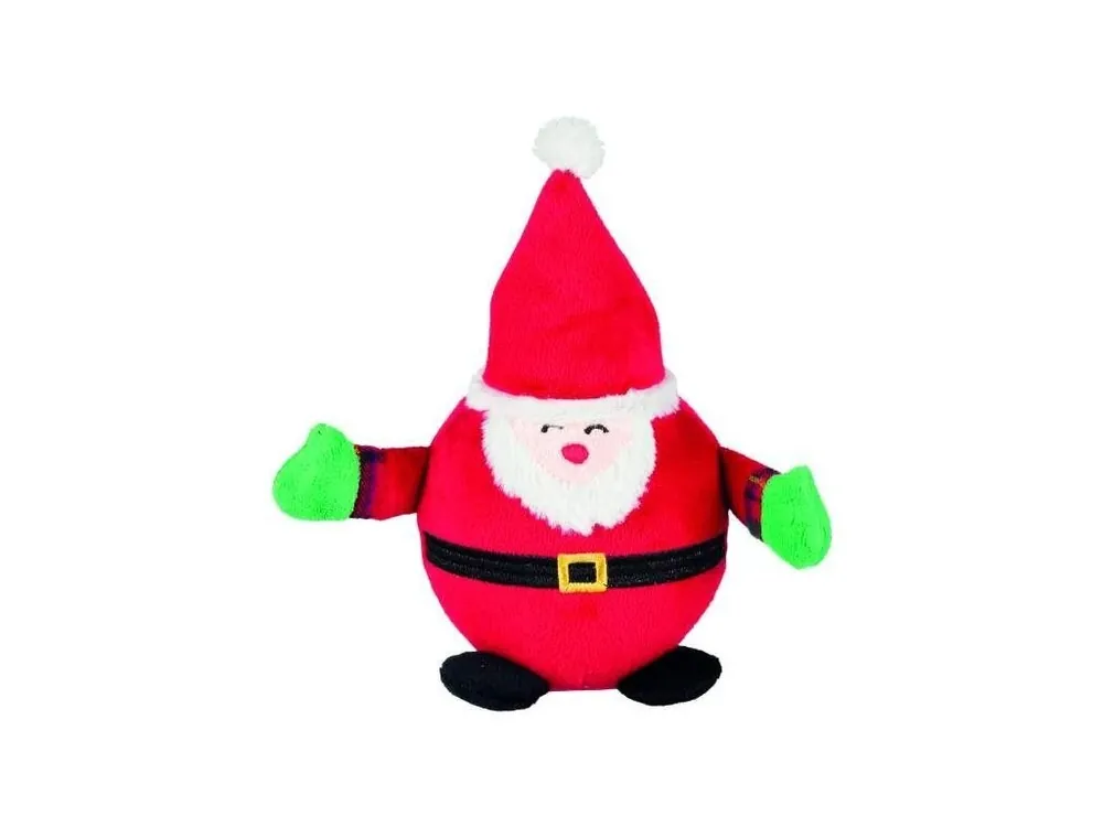 Vánoční kulaté figurky SANTA CLAUS, TUČNÁK, SNĚHULÁK 18 cm Výhodná Nabídka