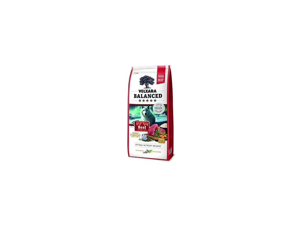 Velxara Balanced FM Dog Adult Monoprot.Beef&Rice 750g Cenová Bomba