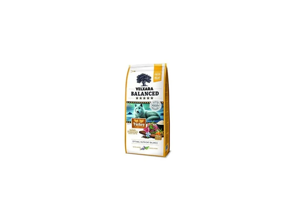 Velxara Balanced FM Dog Adult Monoprot.Turkey&Rice750g Vysoce Kvalitní