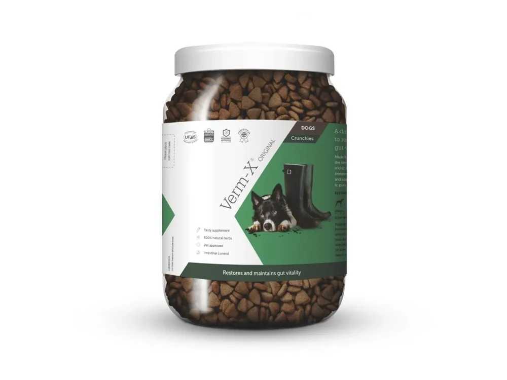 Verm-X Přírodní granule proti střevním parazitům pro psy 650g Akční Nabídka