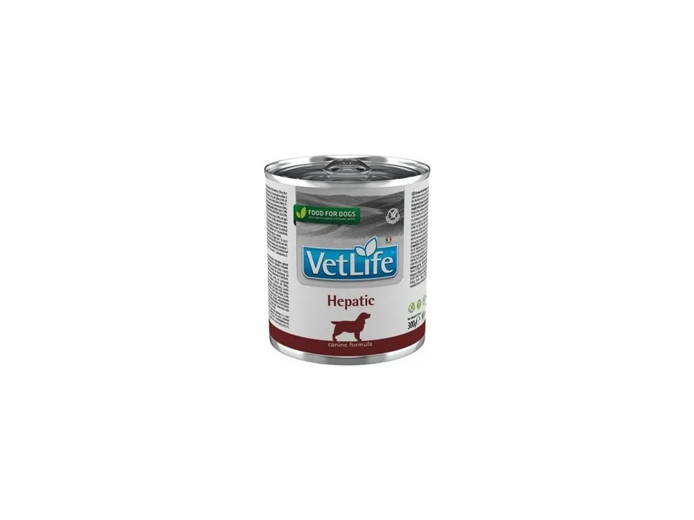 Dokud Zásoby Vydrží Vet Life Natural DOG konz. Hepatic 300g