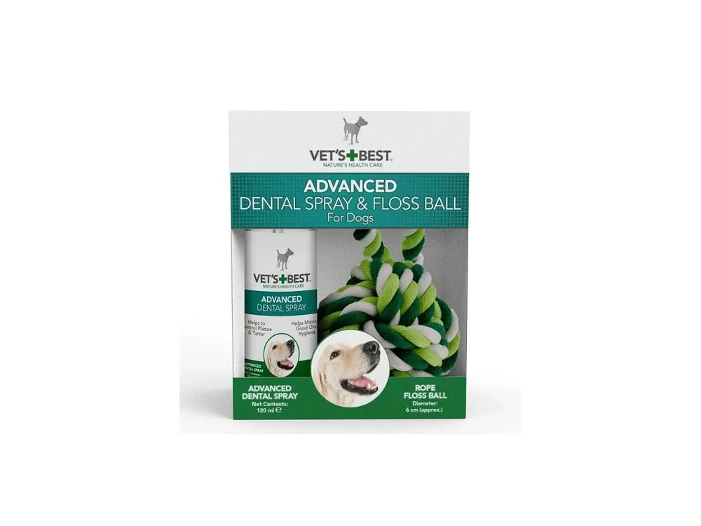 VET´S BEST Dentální sprej a lano pro psy Originální