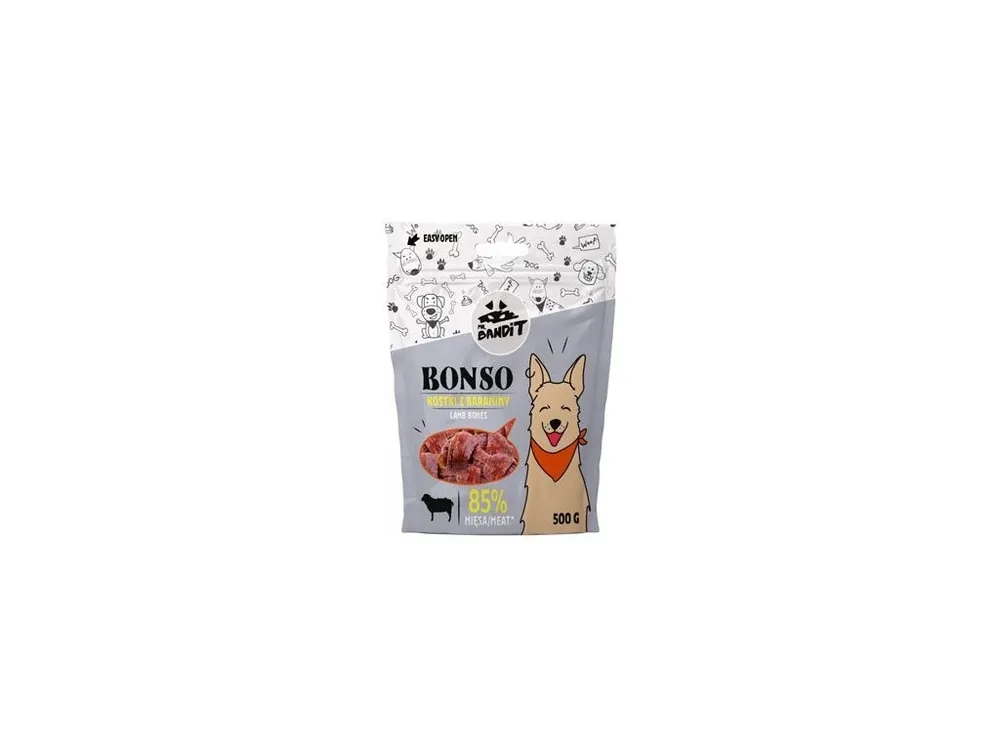 Nízká Cena VetExpert Mr.Bandit pochoutka BONSO jehněčí kosti 500g