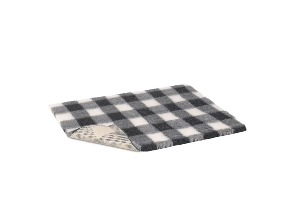 Vetbed protiskluz / Drybed šedá kostka 150 x 100 cm, vlas 30 mm Akční Cena