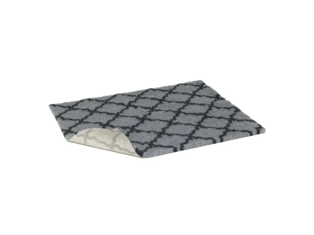 Vetbed protiskluz / Drybed šedá s mřížkou 150 x 100 cm, vlas 30 mm Cenově Výhodný