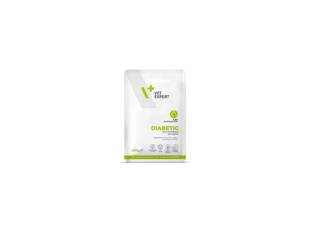 VetExpert VD 4T Diabetic Cat kapsa 100g Tovární Cena