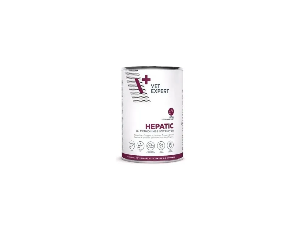 VetExpert VD 4T Hepatic Dog konzerva 400g Must-Have