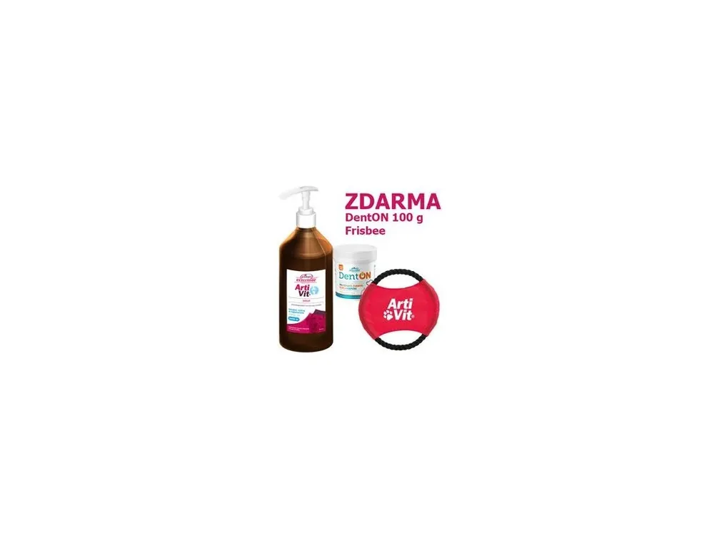 Cenový Hit VITAR ArtiVit Sirup 1000ml+DentON100g+frisbee