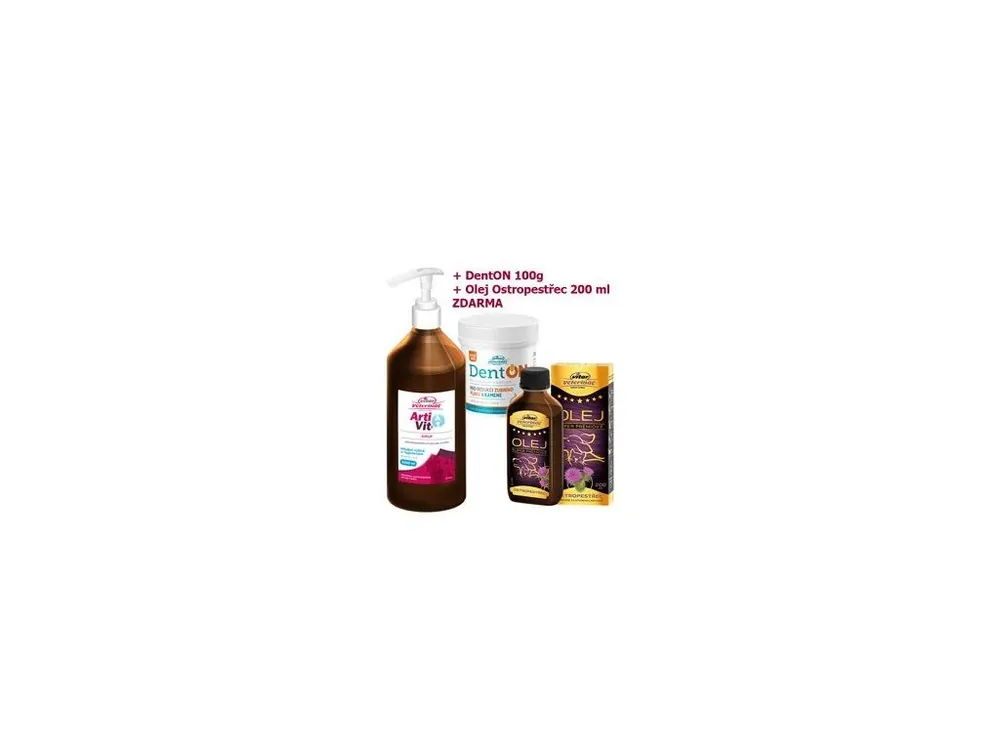 Ihned K Objednání VITAR ArtiVit Sirup 1000ml+DentON100g+ostrop.olej200ml