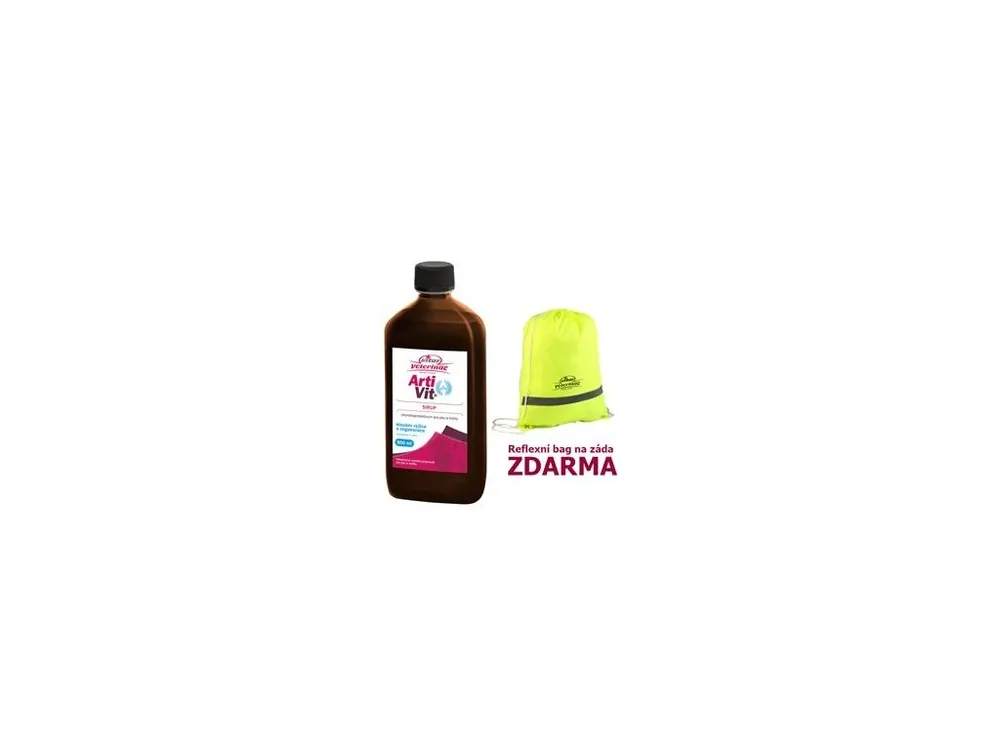 Aktuální VITAR ArtiVit Sirup 500ml+reflexní batůžek