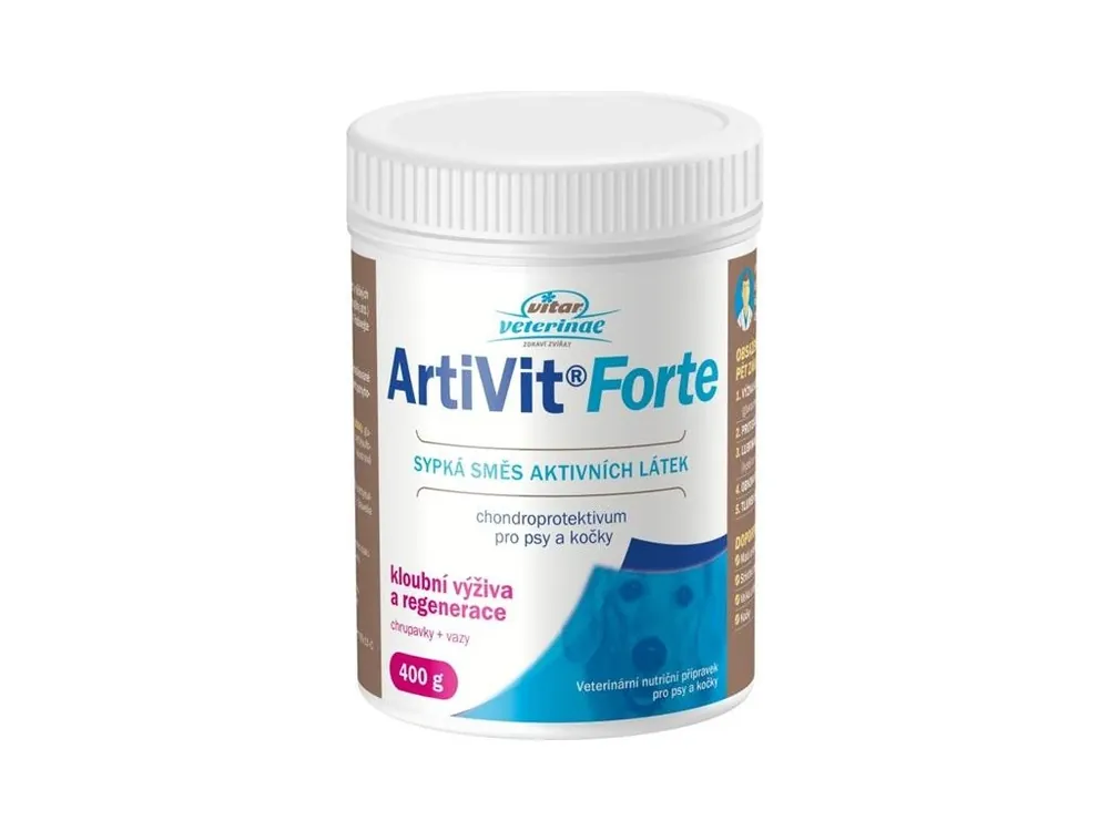Ihned K Objednání Vitar veterinae Artivit Forte prášek 400 g