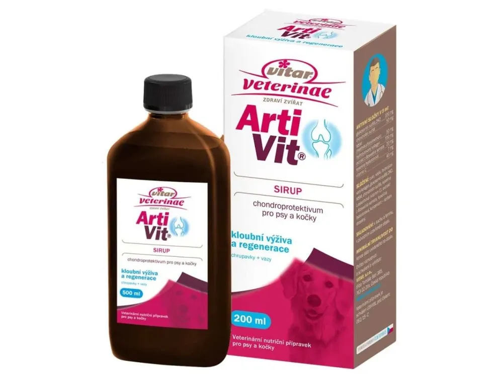 Levný Vitar veterinae Artivit sirup 200 ml