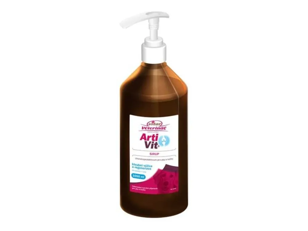 Autentický Vitar veterinae Artivit sirup s pumpičkou 1000 ml