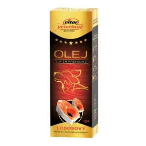 Dokud Zásoby Vydrží Vitar Veterinae Lososový olej 1000 ml