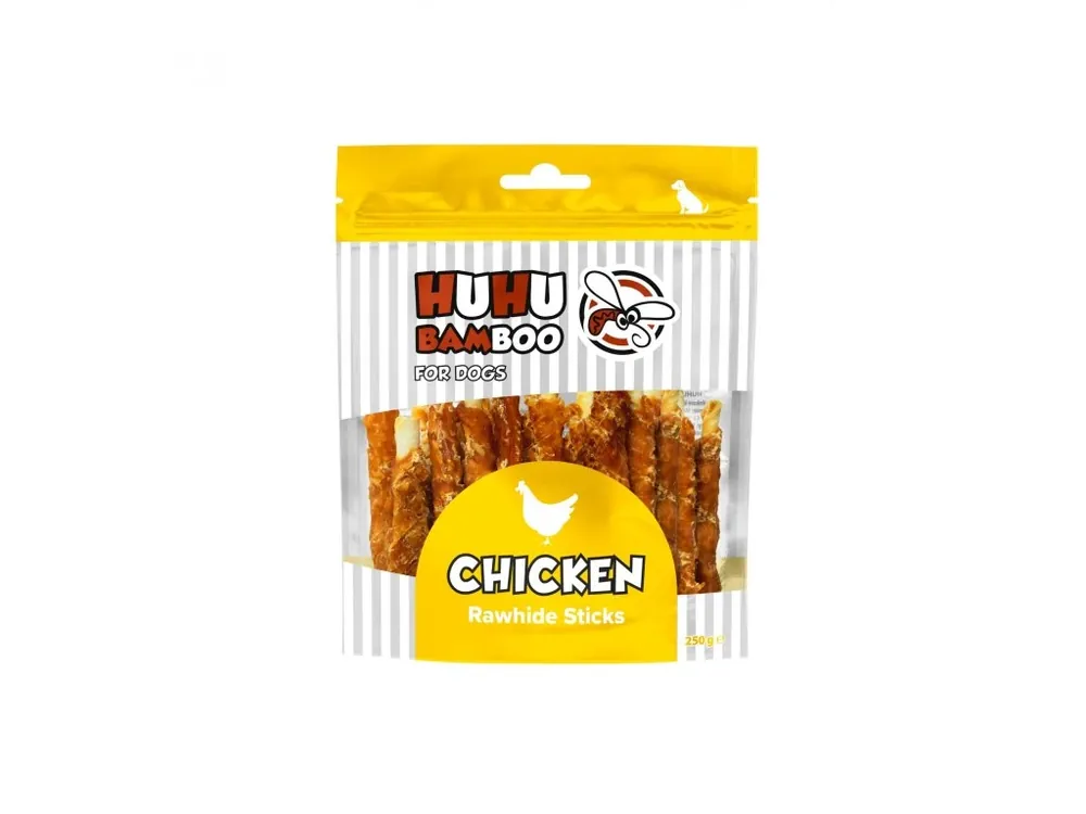 VO Huhubamboo tyčinka z buvolí kůže s kuřecím 250 g Koupit Online