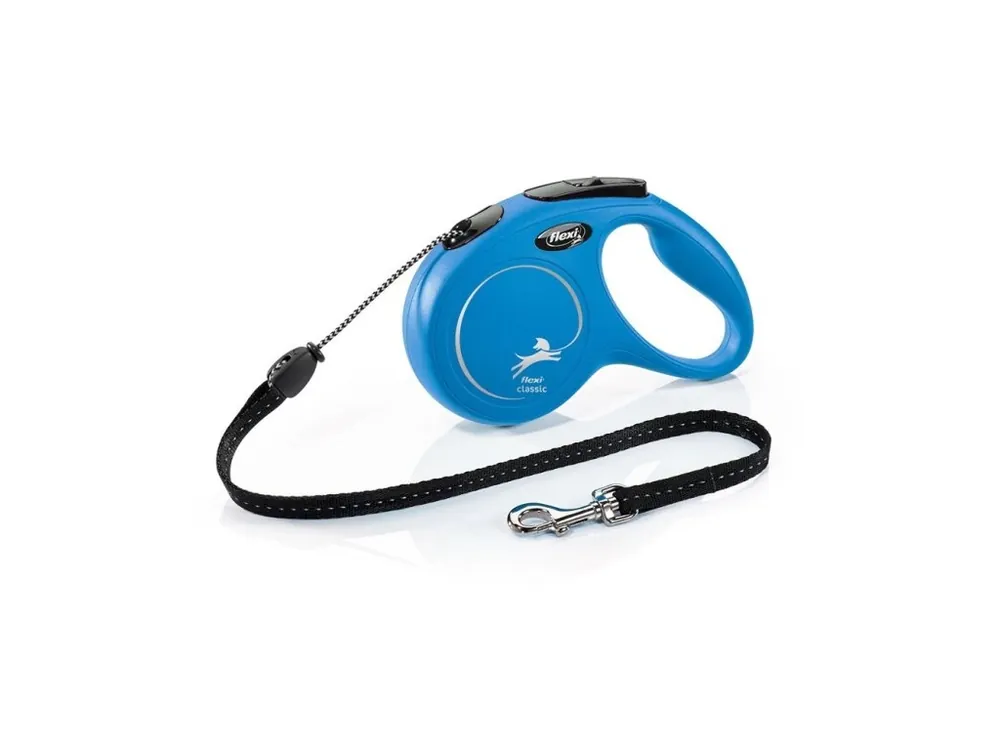 Výhodná Nabídka Vodítko Flexi Classic New lanko M modré 5m